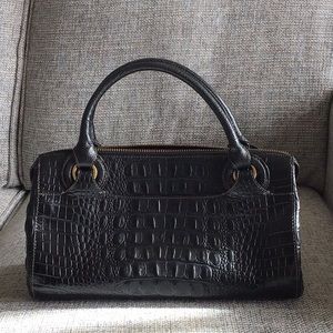Brahmin black satchel